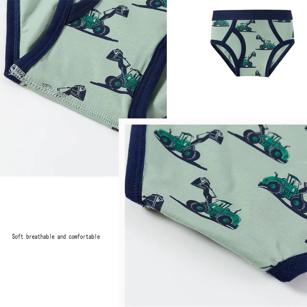 Zumou Boys' Boxer Briefs Shorts Toddler Kids Cotton Underwear